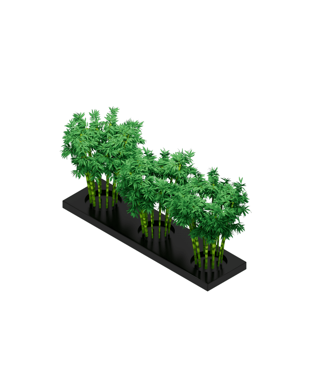Smart greenhouse model — growing plants